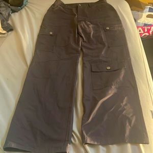 Grey Cargo Jeans